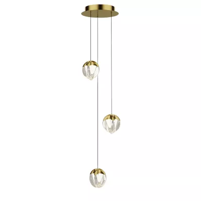 Подвесной светильник Delight Collection MD24001033-3A gold/clear