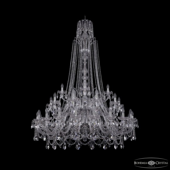 Подвесная люстра Bohemia Ivele Crystal 1411/20+10+5/460/XL-175/2d Ni