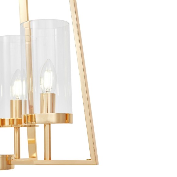 Подвесная люстра Lumina Deco LDP 1247-4 F.GD