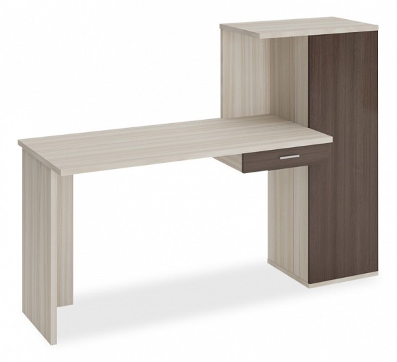 Стол письменный Домино Lite СКЛ-ПРЯМ130+ШК MER_SKL-PRYAM130-SHK-KSH-CH