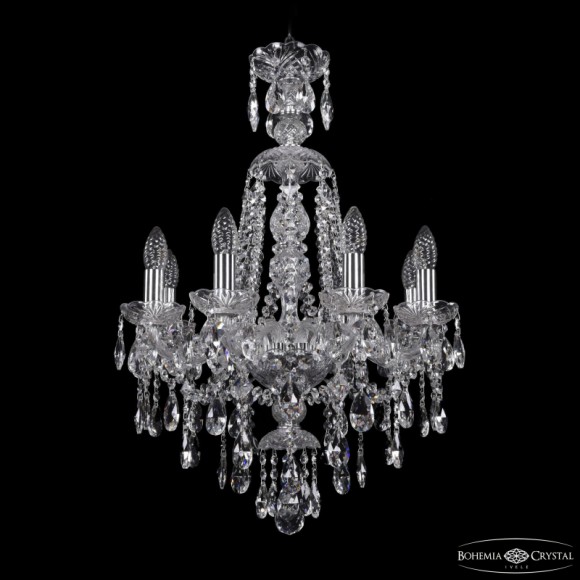 Подвесная люстра Bohemia Ivele Crystal 1415/8/165/XL-70 Ni