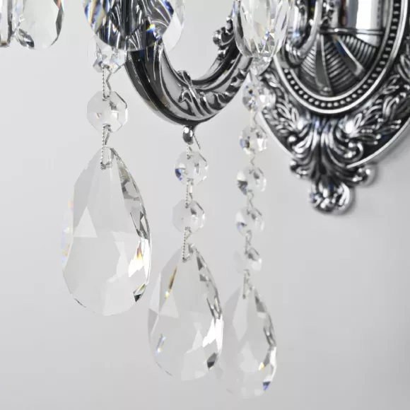 Бра Bohemia Ivele Crystal AL7901B10/1/175 B NB, Классика, Никель Бра Bohemia Ivele Crystal AL7901B10/1/175 B NB, Классика, Никель
