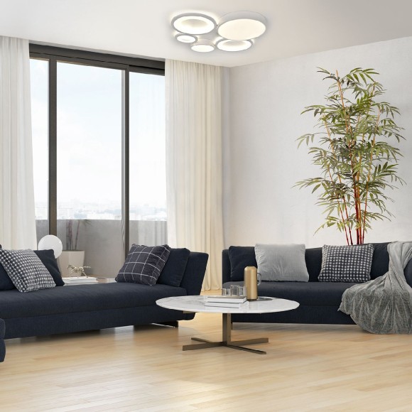 Потолочная светодиодная люстра с пультом управления Escada Streamline 10286/5LED