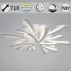 Потолочная светодиодная люстра Reluce 59090-0.3-6+3 WH