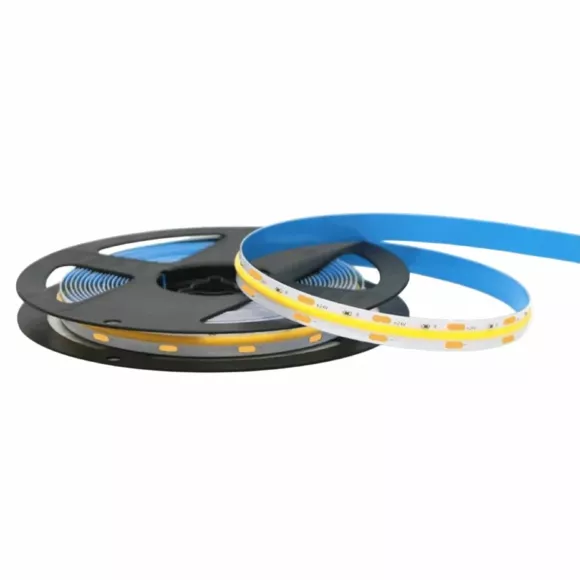 Светодиодная лента Uniel ULS-C21-COB-320LED-m-8mm-IP20-DC24V-10W-m-5M-3000K UL-00013007 Светодиодная лента Uniel ULS-C21-COB-320LED-m-8mm-IP20-DC24V-10W-m-5M-3000K UL-00013007