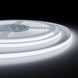 Светодиодная лента Apeyron Free Cut 24В, 10 Вт/м, 600 лм/м, 6500К, COB, 528 д/м, CRI90+, IP67, 5м 00-409