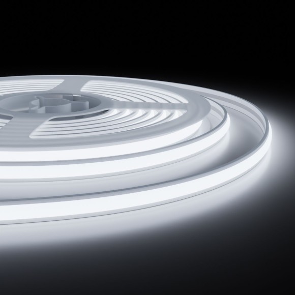 Светодиодная лента Apeyron Free Cut 24В, 10 Вт/м, 600 лм/м, 6500К, COB, 528 д/м, CRI90+, IP67, 5м 00-409