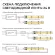 Светодиодная лента Apeyron Free Cut 24В, 10 Вт/м, 600 лм/м, 6500К, COB, 528 д/м, CRI90+, IP67, 5м 00-409