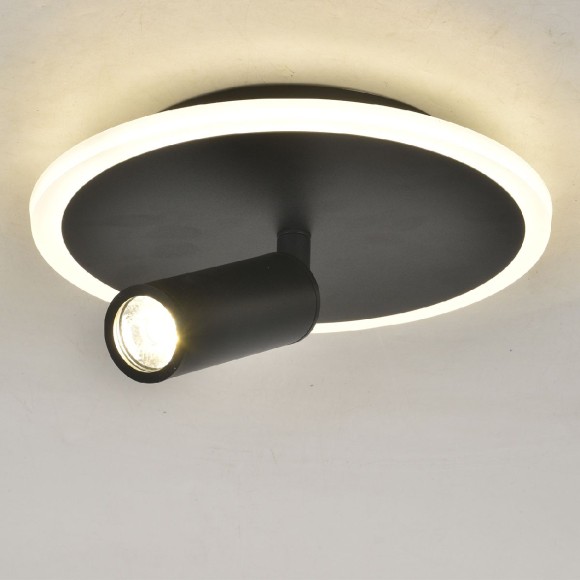 Настенно-потолочный светильник Escada 20046SMA/01LED BK