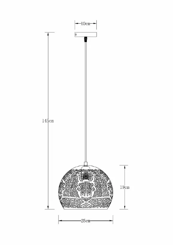 Подвесной светильник Arte Lamp Celesta A7058SP-1BK Подвесной светильник Arte Lamp Celesta A7058SP-1BK