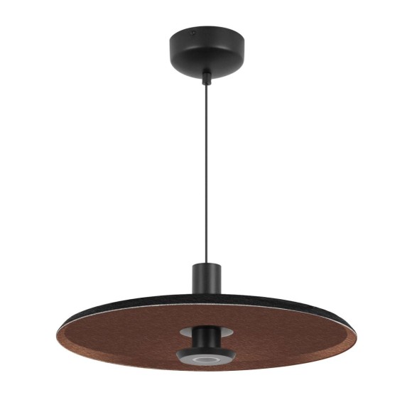 Подвесной светильник Arlight SP-KOTARO-R350-12W Warm2700 (BK-CF, 36 deg, 230V, TRIAC) 057231