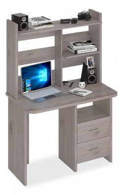 Стол компьютерный Домино Lite СКЛ-Прям100Р+НКЛ-100 MER_SKL-Pryam100R-NKL-100_N