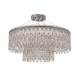 Подвесная светодиодная люстра Arti Lampadari Ovindoli Nickel Ovindoli L 1.5.80+40.100 N