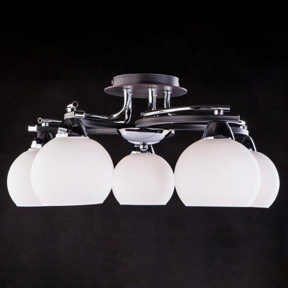 Потолочная люстра Eurosvet 9654/5 хром/венге