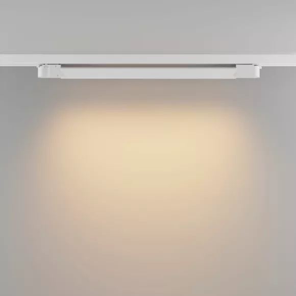 Трековый трехфазный светильник Maytoni Basis TR196-3-20W2.7K-W, Белый, Теплый белый, Алюминий, светодиодный модуль