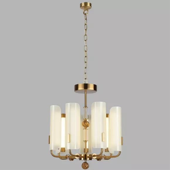 Подвесная люстра Odeon Light Modern Lion 5467/35L, Бронза, Белый, Теплый белый, декоративные элементы крупным планом Подвесная люстра Odeon Light Modern Lion 5467/35L, Бронза, Белый, Теплый белый, декоративные элементы крупным планом