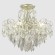 Потолочный светильник Crystal Lux ESMIRALDA PL4 SILVER