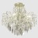 Потолочный светильник Crystal Lux ESMIRALDA PL4 SILVER