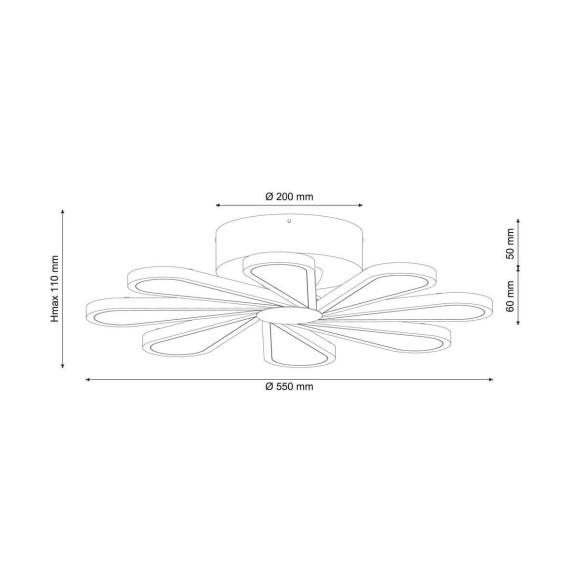 Потолочная светодиодная люстра Lucia Tucci Miracoli Miracoli 201.8 LED