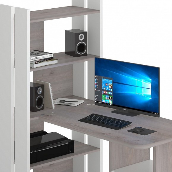 Стол компьютерный Домино Lite СТЛ-ОВ+С100Р MER_STL-OV-S100RPryam_BEN