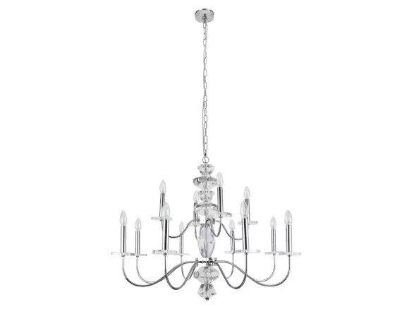 Подвесная люстра Newport Vanessa 3878+4/С nickel М0070882