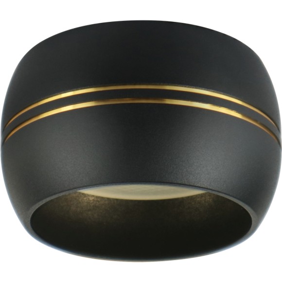 Накладной светильник ЭРА OL13 GX53 BK/GD Б0049036