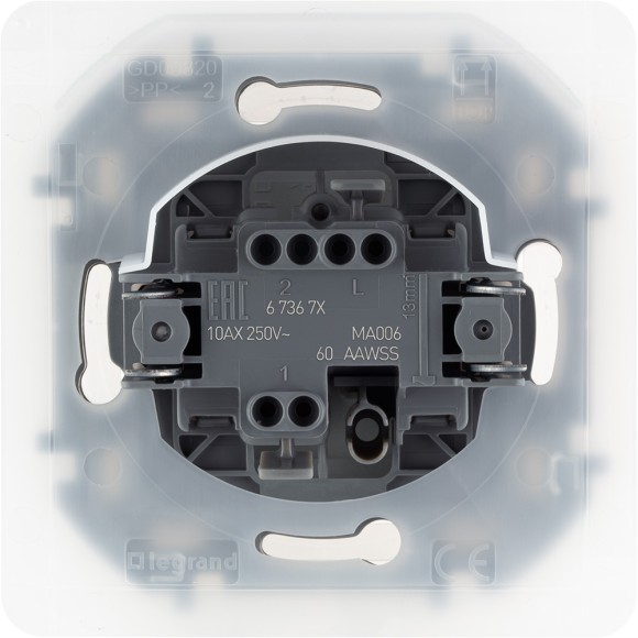 Переключатель одноклавишный Legrand Inspiria 673672