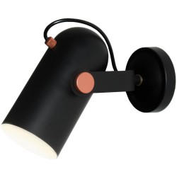 Спот Favourite Ampolla Black 2007-1W, E14, 40W, черный