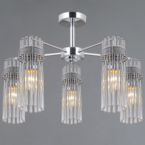 Люстра на штанге Illumico IL0761-5CSQ-25 CR GENOA