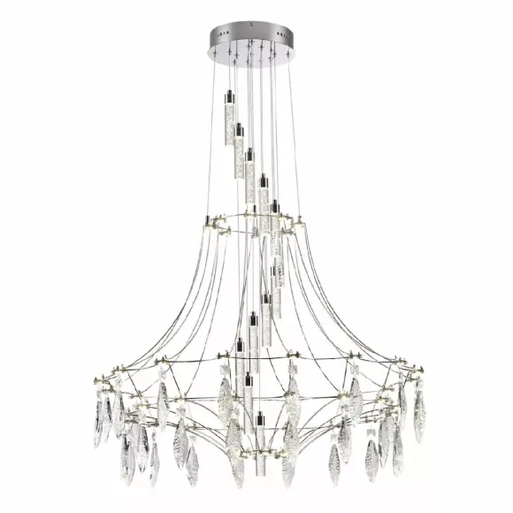 Подвесная люстра Odeon Light Flamenco 6699/51L, декоративные элементы крупным планом Подвесная люстра Odeon Light Flamenco 6699/51L, декоративные элементы крупным планом