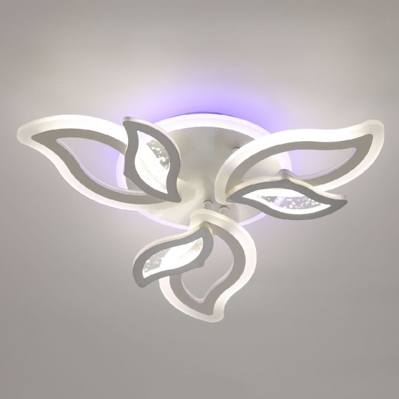 Потолочная светодиодная люстра с пультом управления De Markt Мадлен 424013907