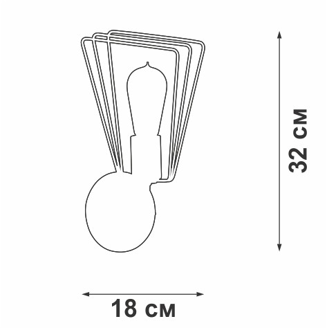 Бра Vitaluce V4378-1/1A