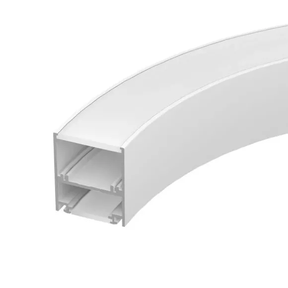 Алюминиевый профиль Arlight SL-ARC-5060-D1000-A90 White (дуга 1 из 4) 032694 Алюминиевый профиль Arlight SL-ARC-5060-D1000-A90 White (дуга 1 из 4) 032694