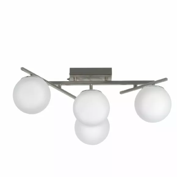 Потолочная люстра Citilux Dorsy CL223141, Хром, Белый, От теплого до холодного
