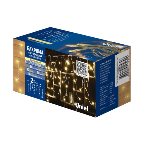 Гирлянда Uniel ULD-B2005-048/DTA WARM WHITE IP20 UL-00010872