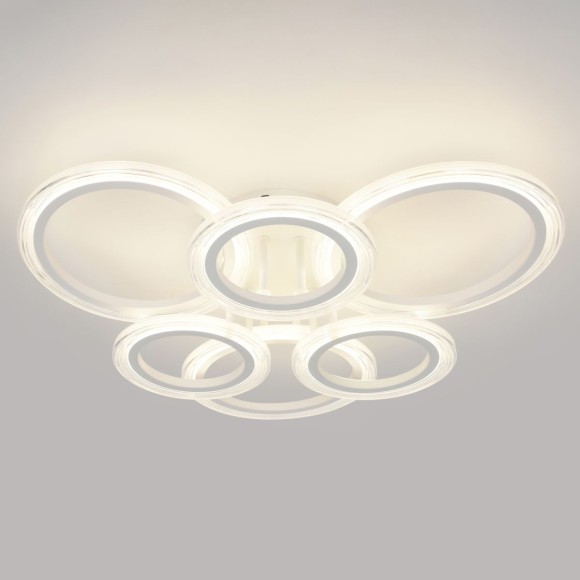 Потолочный светильник Эра Модерн Ring CLL-1-90W 3K-6,5K RC WH