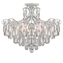 Потолочная люстра AM Group MONICA PL4 SILVER