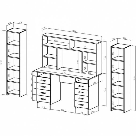 Набор для детской Лайт-9 СН MAS_USHLT-9-SN-BEL