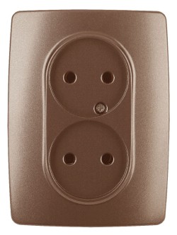 Розетка 2x2P Эра 12-2107-14 Б0031246