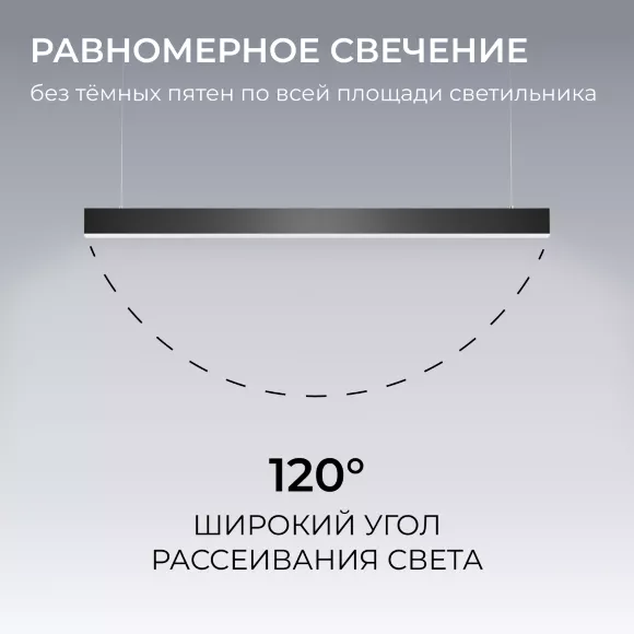 Линейный подвесной светильник Apeyron OLA R30-006, вид сверху Линейный подвесной светильник Apeyron OLA R30-006, вид сверху