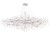 Подвесная люстра Crystal Lux REINA V2 SP12 L1500 SILVER PATINA