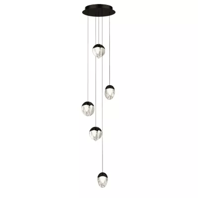 Подвесной светильник Delight Collection MD24001033-5A black/clear