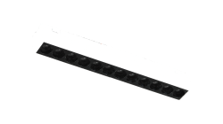 Трековый магнитный светильник iLedex Vision 4825-039-L197-12W-36DG-3000K-WH