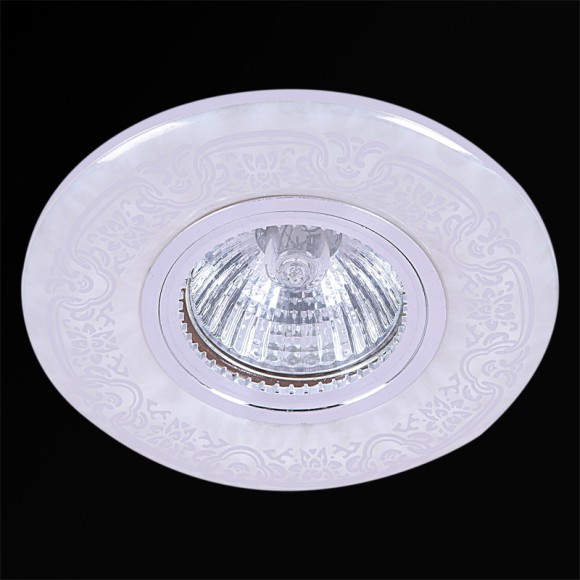 Встраиваемый светильник Reluce 09502-9.0-001MN MR16+LED3W WH/CR