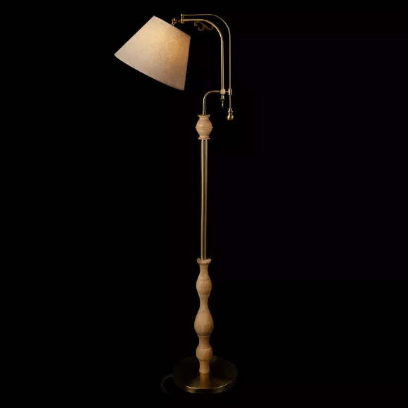 Торшер Loft IT Elaine 10569F Light wood, Светло-коричневый, Бежевый, Коричневый Торшер Loft IT Elaine 10569F Light wood, Светло-коричневый, Бежевый, Коричневый