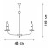 Подвесная люстра Vitaluce V1166/5