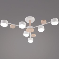 Люстра на штанге Reluce 03758-0.3-06 WT+WOOD GX53