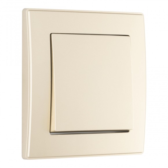 Выключатель одноклавишный Arte Milano SET06-1-30-1 shampan