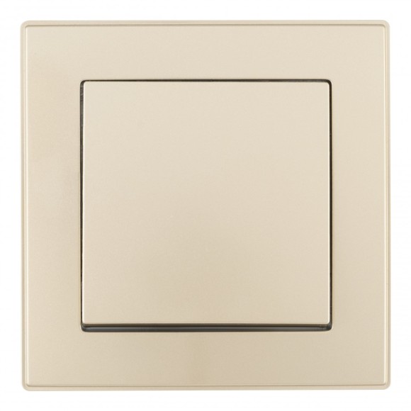 Выключатель одноклавишный Arte Milano SET06-1-30-1 shampan