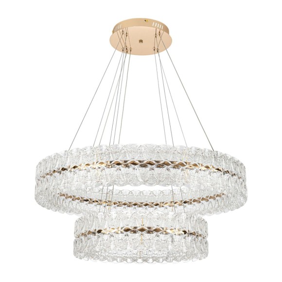 Подвесная люстра с пультом управления Modelux ML.8185.800.500 GD